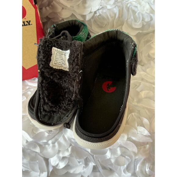 Billy Shoes Toddler 7M Gray Canvas High Top Round Toe Zip - Picture 5 of 5